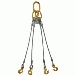 ELINGUE 4 BRINS TYPE E4 - F 1900 KG DIAM - 9MM. - 9M - GODET