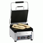 GRILL PANINI AVEC TIMER PETIT PREMIUM CASSELIN - PLAQUES LISSES