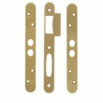 JEU DE GÂCHE POUR SERRURE À LARDER SÉRIE 5700 PLATES BOUT ROND - VACHETTE - 16614000