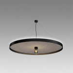 LED-WORKS AUSTRIA LEDWORKS SONO-LED ROUND E27 SUSPENSION CADRE GRIS