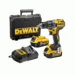 PERCEUSE VISSEUSE 18V XR + 2 BATTERIES 5AH + CHARGEUR + COFFRET TSTAK - DEWALT - DCD791P2-QW