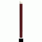 POTELET VITYL PMR TÊTE GORGES MÉTAL 1.20M Ø102MM ROUGE 3004 - BUTON DESIGN