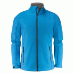 PRINTER TRIAL VESTE SOFTSHELL HOMMES BLEU OCÉAN - TAILLE M