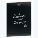 QUO VADIS CAHIER PIQÛRE BEN 96 PAGES LIGNÉES 16X24 COUVERTURE CARTONNÉE SOUPLE LAISSER UNE TRACE