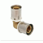 RACCORD PER À SERTIR - COUDE ÉGAL - DIAMÈTRE 16 MM BOUTTÉ