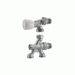 ROBINET DE RADIATEUR MONOTUBE DROIT 1/2 D16 À 4 VOIES - GIACOMINI - R436X062