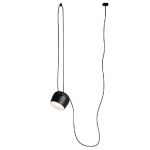 FLOS AIM SUSPENSION DESIGN LED, NOIRE