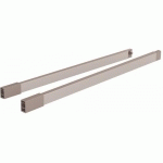 TRINGLES LATÉRALES ARCITECH - ARGENT - L 400 MM - 9150650 HETTICH