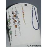 7B) PLATEAU PRÉSENTOIR VERTICAL BRACELETS OU CHAINE.