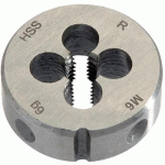FILIÈRE RONDE MÉTRIQUE - ACIER HSS - DURETÉ 62-64 HRC - FRE-10 SAM OUTILLAGE