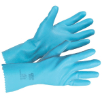 GANTS DE MÉNAGE MAPA JERSETTE 300 BLEUS TAILLE 8, LOT DE 5 PAIRES