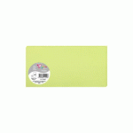 LOT DE 3 - PAQUET DE 25 CARTES SIMPLES POLLEN 106X213MM 210G/M² - VERT BOURGEON