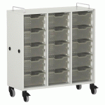 MEUBLE À BACS SHIFT+ LANDSCAPE MÉLA - GRIS ANDES - NOIR - MANUTAN COLLECTIVITÉS