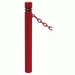 POTELET PROVINCE Ø114 MM CHAINES 1 ANNEAU CITY ROUGE 3004 - PROCITY