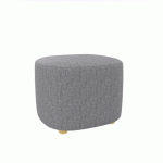 POUF CADEO - GRIS CHINÉ