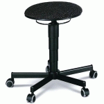 TABOURET D'ATELIER PIÉTEMENT ACIER SUR ROULETTES - BIMOS