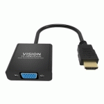 VISION PROFESSIONAL ADAPTATEUR VIDÉO - HDMI / VGA - 23 CM