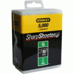 AGRAFES TYPE G BOITE DE 1000 OU 5000 - STANLEY