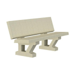 BANCS DALLAS - LONGUEUR HORS TOUT: 175 CM