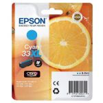 EPSON CARTOUCHE D'ENCRE ORANGE 33XL C (C13T33624010) - CLARIA PREMIUM INK - GRANDE CAPACITÉ - COULEUR: CYAN