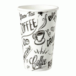 GOBELET EN CARTON GRAFFITI BRUNEAU - 30/34 CL - LOT DE 80