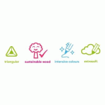 LOT DE 6 - CRAYONS DE COULEUR 
