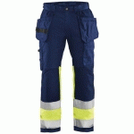 PANTALON ARTISAN HAUTE-VISIBILITÉ STRETCH TAILLE 40 - BLAKLADER