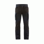 PANTALON DE TRAVAIL MAINTENANCE DENIM STRETCH 2D BLEU FONCÉ/NOIR D92 - BLAKLADER
