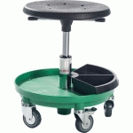TABOURET À ROULETTES VÉRIN À GAZ-BAS ASSISE SIGMA - GLOBAL PROFESSIONAL SEATING