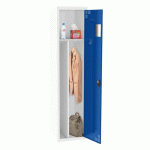 VESTIAIRE 1 COLONNE STANDARD INDUSTRIE SALISSANTE - ELÉMENT SUIVANT GRIS-BLEU