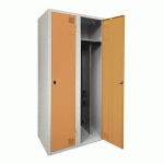 ARMOIRE SÉCHANTE IS 2 COLONNES À MORAILLON ORANGE CLAIR - MANUTAN COLLECTIVITÉS