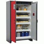 ARMOIRE SÉCURITÉ Q-CLASSIC-30 Q30.195.116 GRIS/ROUGE