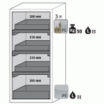 ARMOIRE SÉCURITÉ S-PEGASUS-90 S90.129.060.WDACR JAUNE - ASECOS