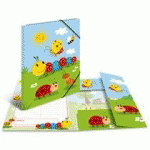 CHEMISE À ÉLASTIQUES 'DANSE DES FÉES', CARTON, A4 - LOT DE 9