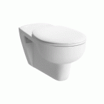 CUVETTE WC SUSPENDUE PMR AVEC ABATTANT - PROF 70CM - SANS BRIDE - CONFORMA VITRA