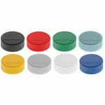 DISCOFIX AIMANT ROND 'MAGNUM', GRIS - LOT DE 3