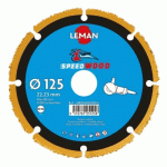 DISQUE À TRONÇONNER HM D125X22,23 BOIS LEMAN