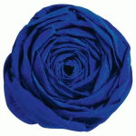 LOT DE 2 - PAPIER CRÉPON, PAQUET DE 10 FEUILLES PLIÉES 40% AU FORMAT 2X0,50M - BLEU FRANCE