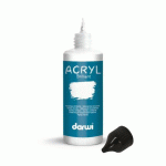 LOT DE 5 - DARWI FLACON DE 80 ML DE PEINTURE ACRYLIQUE UNIVERSELLE BRILLANTE - BLANC