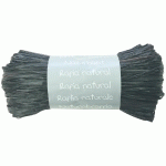 PELOTE RAPHIA NATUREL 50G, NOIR - NOIR - LOT DE 16