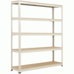 RAYONNAGE RAPID 1 2440X2440X610-5 NIVEAUX-AGGLOMÉRÉS-RAL7032