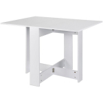 TABLE DE CUISINE PLIABLE / TABLE DE SALLE À MANGER / TABLE EXTENSIBLE / 103X76X73,4CM BLANC - AQRAU
