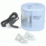TAILLE-CRAYON ÉLECTRIQUE DOUBLE PS12-USB, NOIR - LOT DE 2