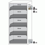 ARMOIRE SÉCURITÉ S-PHOENIX-90 S90.196.090.FWAS BLANC - ASECOS
