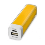 BATTERIE DE SECOURS WS102 2200/2600 MAH - JAUNE - CHARGEURS ET BATTERIES PUBLICITAIRES