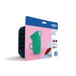 BROTHER CARTOUCHE D'ENCRE LC227XL (LC-227XLVALBP) - PACK DE 4 - GRANDE CAPACITÉ - COULEUR: NOIR, CYAN, MAGENTA, JAUNE