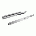 COULISSE QUADRO V6 - PUSH TO OPEN - CHARGE 30 KG - SORTIE TOTALE - L300 MM HETTICH