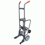 DIABLE PORTE-FÛT ACIER À BASCULEMENT ASSISTÉ 500 KG