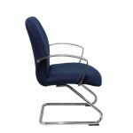 FAUTEUIL VISITEUR LUGE CAUDETE - BLEU FONCÉ