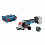 MEULEUSE 18V AVEC X-LOCK GWX 18V-10 PSC PROFESSIONAL (SANS BATTERIE NI CHARGEUR) EN COFFRET L-BOXX - BOSCH - 06017B0800